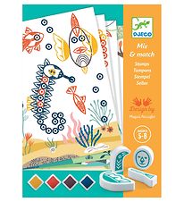 Djeco Stamp Set - Mix & Match - Funny animal Djeco Stamp Set - Mix & Match - Funny animal