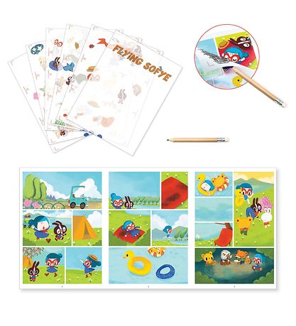 Set de Création Djeco - Photos de transfert - Flying Sofye Set de Création Djeco - Photos de transfert - Flying Sofye