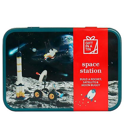 Gift In A Tin Construction Playset - Build - Space Station Gift In A Tin Construction Playset - Build - Space Station