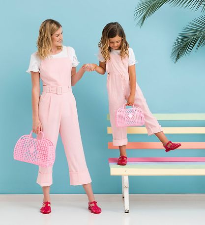 Sun Jellies Little Folding Basket - Retro - Bubblegum Pink