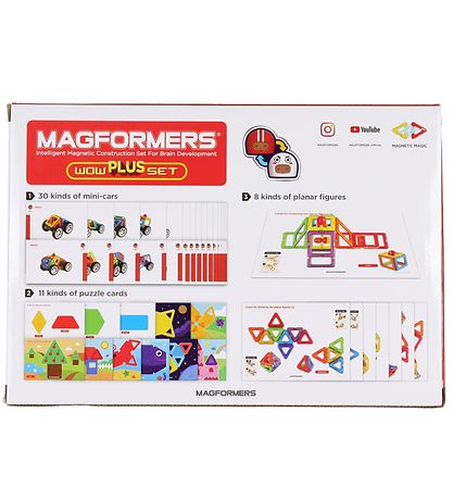 Wow Plus Set Magformers - 18 Parties Wow Plus Set Magformers - 18 Parties