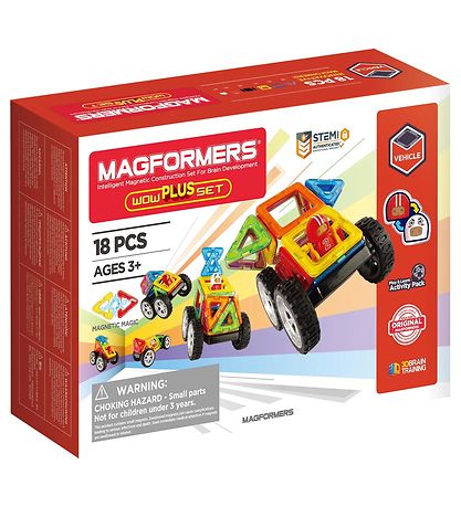 Wow Plus Set Magformers - 18 Parties Wow Plus Set Magformers - 18 Parties