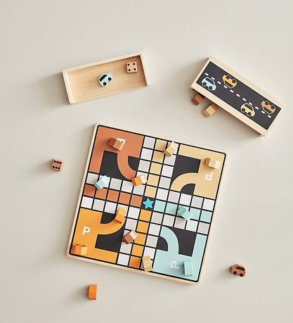 Kids Concept Ludo - Cars - Aiden - Wood