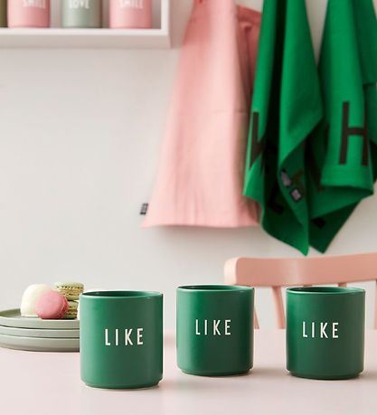 Design Letters Cup - Favourite - Like - Green