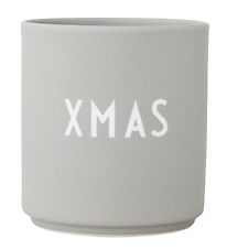 Design Letters Beker - Favourite - Kerstmis - Grijs