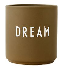 Design Letters Cup - Favourite - Dream - Olive Design Letters Cup - Favourite - Dream - Olive