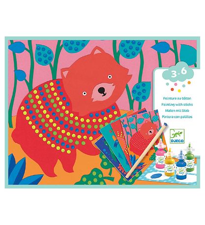 Djeco Painting Set - Stick painting Djeco Painting Set - Stick painting