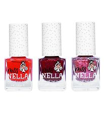 Miss Nella Nail Polish - 3-Pack - Strawberry'n'Cream/Shazam/Jazz Miss Nella Nail Polish - 3-Pack - Strawberry'n'Cream/Shazam/Jazz