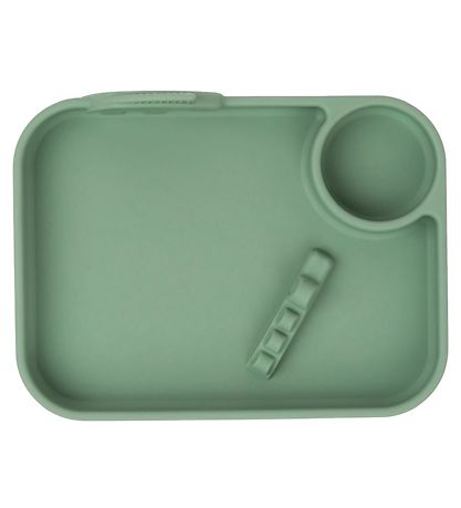 Assiette Done by Deer - Silicone - Peekaboo - Deer Friends Vert