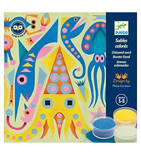 Djeco Kreativt leker - Farget Sand - Sea Lys Djeco Kreativt leker - Farget Sand - Sea Lys