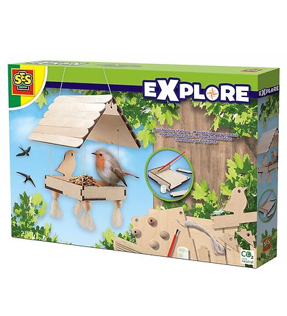 SES Creative Bouwwerf Speelset - Voerstation voor vogels SES Creative Bouwwerf Speelset - Voerstation voor vogels