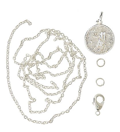 Collier av. Signe du zodiaque Me&My BOX - Vierge - Plaqué argent Collier av. Signe du zodiaque Me&My BOX - Vierge - Plaqué argent