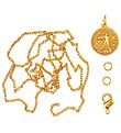 Me&My BOX Necklace w. Zodiac Sign - Weight - Gold Plated Me&My BOX Necklace w. Zodiac Sign - Weight - Gold Plated