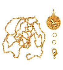 Me&My BOX Necklace w. Zodiac Signs - Capricorn - Gold Plated Me&My BOX Necklace w. Zodiac Signs - Capricorn - Gold Plated