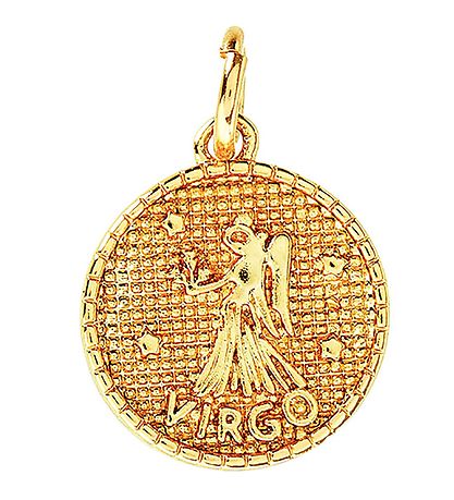 Me&My BOX Necklace w. Zodiac Signs - Virgo - Gold Plated