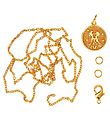 Me&My BOX Necklace w. Zodiac Signs - Twin - Gold Plated Me&My BOX Necklace w. Zodiac Signs - Twin - Gold Plated