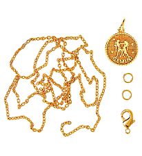 Me&My BOX Necklace w. Zodiac Signs - Twin - Gold Plated Me&My BOX Necklace w. Zodiac Signs - Twin - Gold Plated
