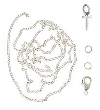 Me&My BOX Necklace w. Letter - T - Silver plated Me&My BOX Necklace w. Letter - T - Silver plated