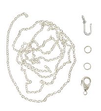 Me&My BOX Necklace w. Letter - U - Silver plated Me&My BOX Necklace w. Letter - U - Silver plated