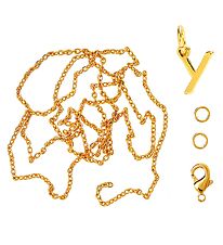 Me&My BOX Necklace w. Letter - Y - Gold plated Me&My BOX Necklace w. Letter - Y - Gold plated