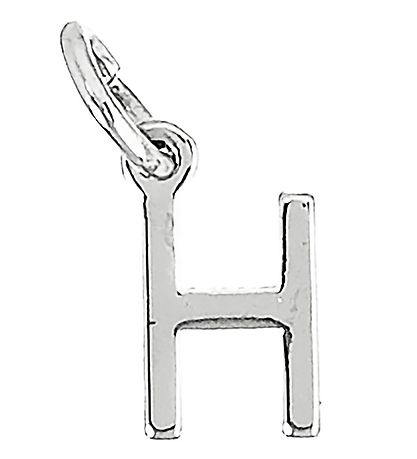 Me&My BOX Necklace w. Letter - H - Silver plated Me&My BOX Necklace w. Letter - H - Silver plated