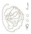 Me&My BOX Necklace w. Letter - J - Silver plated Me&My BOX Necklace w. Letter - J - Silver plated