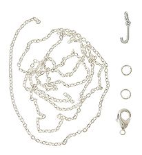 Me&My BOX Necklace w. Letter - J - Silver plated Me&My BOX Necklace w. Letter - J - Silver plated