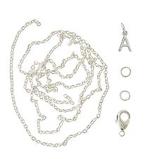 Me&My BOX Necklace w. Letter - A - Silver plated Me&My BOX Necklace w. Letter - A - Silver plated