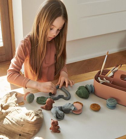 Liewood 스탬프 - 실리콘 - 12개입 - 얼 블루 멀티 믹스 Liewood 스탬프 - 실리콘 - 12개입 - 얼 블루 멀티 믹스