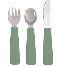 We Might Be Tiny Cutlery - 3 Parts - Sage We Might Be Tiny Cutlery - 3 Parts - Sage
