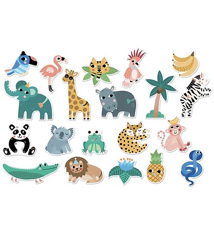 Vilac Magnets - 20 Parts - Jungle Vilac Magnets - 20 Parts - Jungle