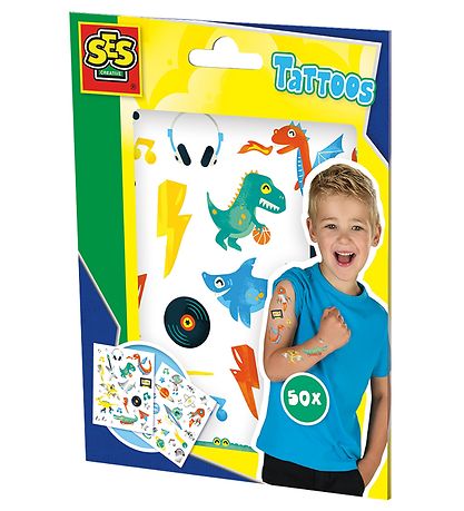 SES Creative Tattoos - Dinosaurs and Aliens