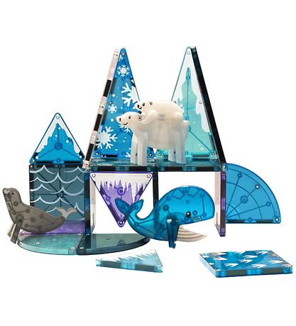 Magna-Tiles Magnet set - 25 Parts - Arctic DYR