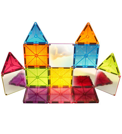 Magna-Tiles Magnet set - 15 Parts - Stardust Glitter & Mirrors