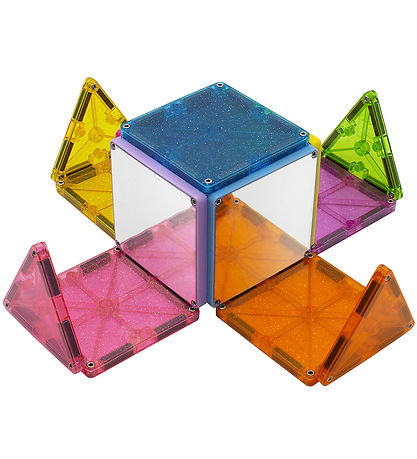 Magna-Tiles Magnet set - 15 Parts - Stardust Glitter & Mirrors