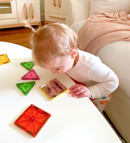 Magna-Tiles Magnet set - 15 Parts - Stardust Glitter & Mirrors