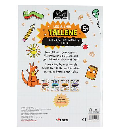 Forlaget Bolden Activity Book - Leg og Lær: Tallene - Danish Forlaget Bolden Activity Book - Leg og Lær: Tallene - Danish