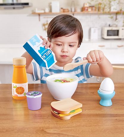 Hape Play Food - 13 Parts - Breakfast