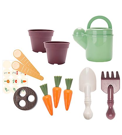 Dantoy Plant Set - 12 Parts - Green Garden