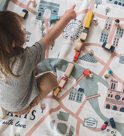 Tapis de Jeu Play&Go - Ø140 - Paris Carte