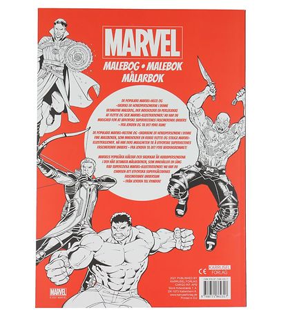 Livre de Coloriage Karrusel Forlag - Marvel Livre de Coloriage Karrusel Forlag - Marvel