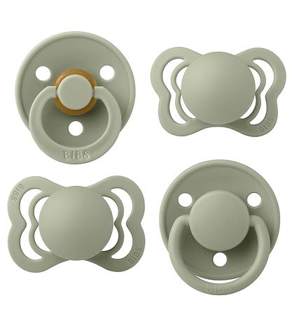 BIBS Pacifiers - Try-it Collection - 4-Pack - Size 1 - Sage BIBS Pacifiers - Try-it Collection - 4-Pack - Size 1 - Sage