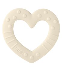 Bibs Teether - Heart - Ivory Bibs Teether - Heart - Ivory