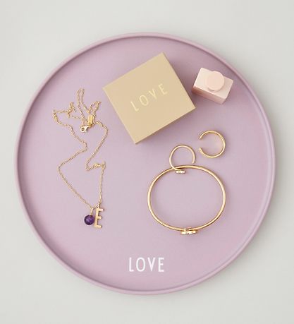 Design Letters Plate - Love - Favorite - Lavender