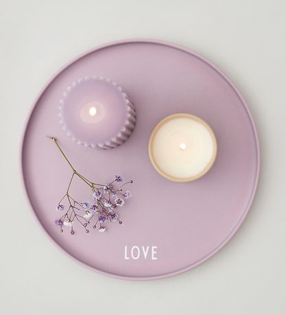 Design Letters Plate - Love - Favorite - Lavender