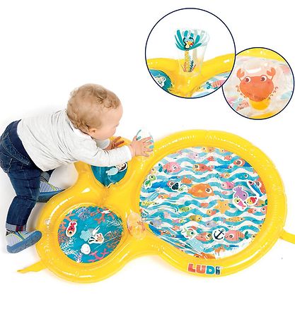 Ludi Play Mat - Water - 94x63 cm - Yellow