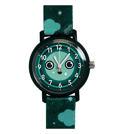 Djeco Wristwatch - Montre Night - Black/Green