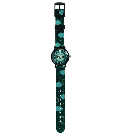 Djeco Wristwatch - Montre Night - Black/Green