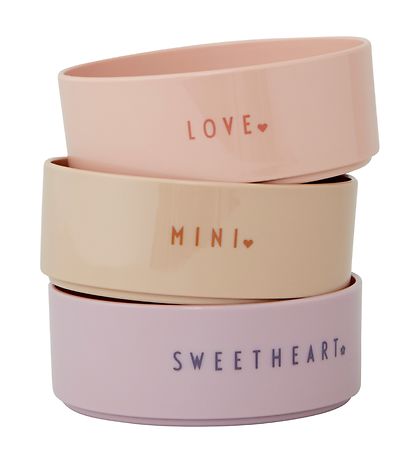 Design Letters Schalen-Set - 3er-Pack - Favorit - Lavendel/ Powd