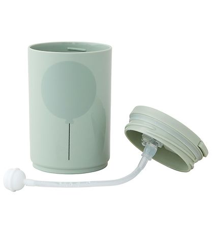 Design Letters Cup w. Straw - Kids - 330 mL - Green Ballo